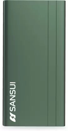 Sansui 10000 mAh Power Bank (12 W, Fast Charging) (Green, Lithium Polymer) Sansui 10000 mAh Power Bank (12 W, Fast Charging) (Green, Lithium Polymer)